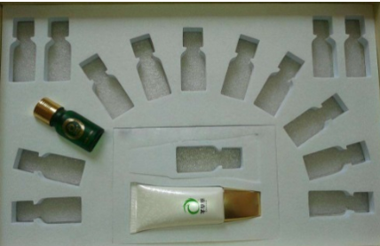 泡棉內(nèi)襯用于化妝品包裝行業(yè)